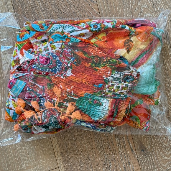 Mexico two piece colorful outfit with tassels - one size - worn once - Picture 6 of 7